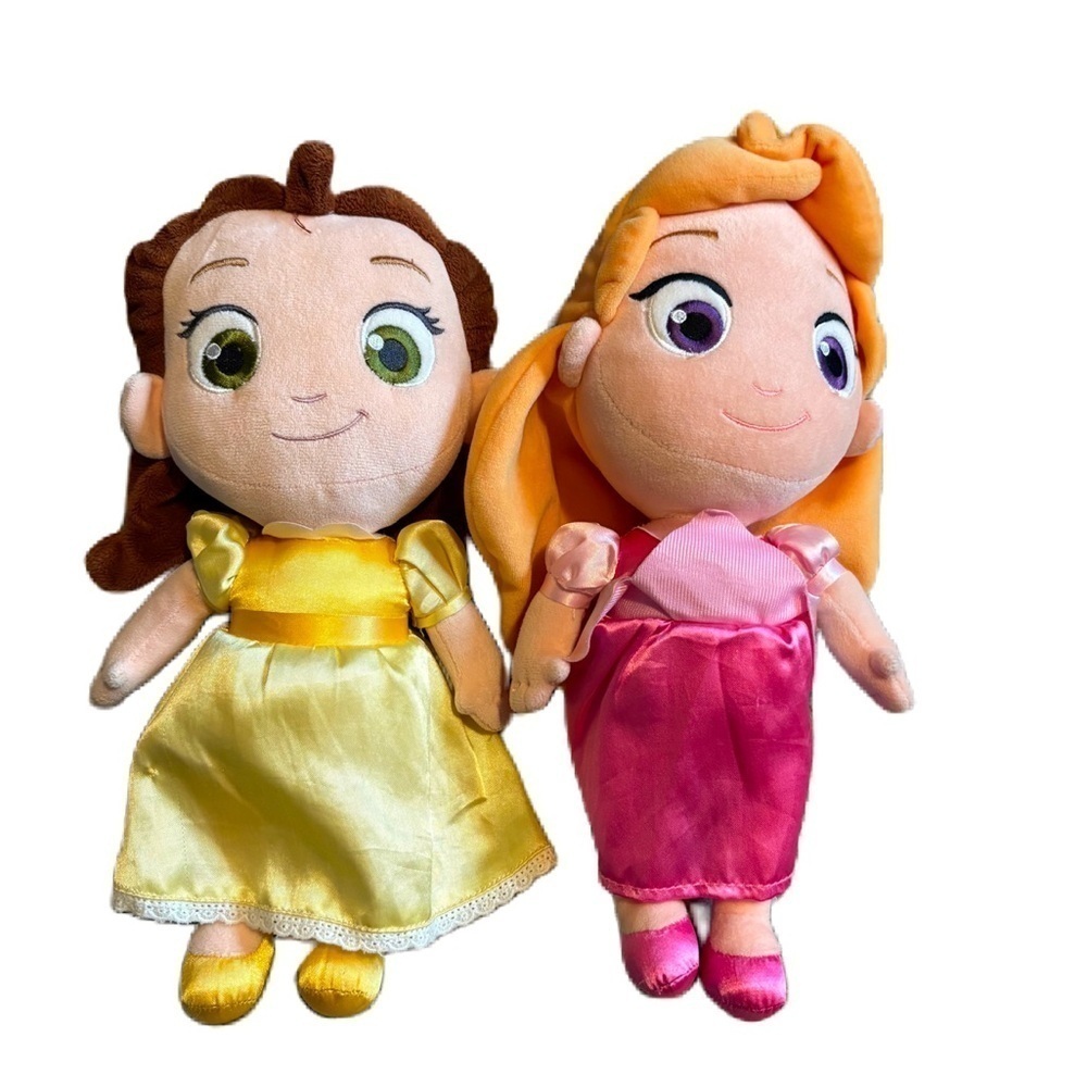 Disney Belle Aurora Animator’s Collection Plus Doll Set Stuffed Sleeping Beauty